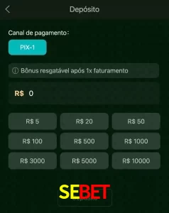 deposits SEBET